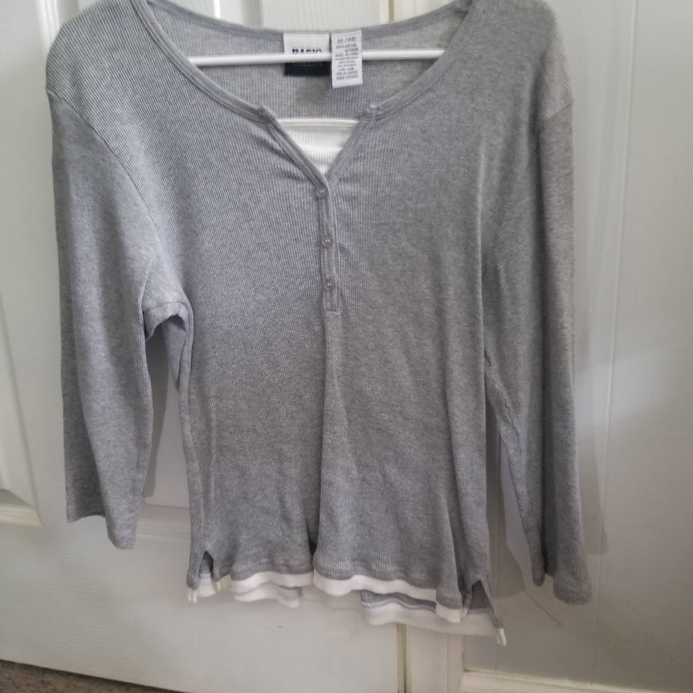 Long sleeve with undershirt